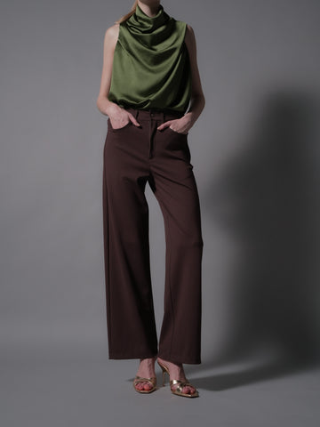 Elijah Contrast Button Pants