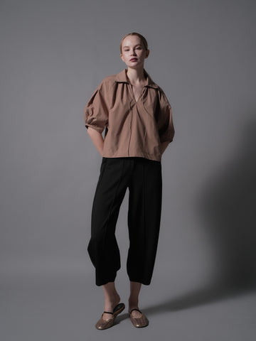Anessa Tie Puff Sleeve Top
