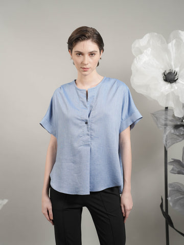 Jackie Loose Linen Top