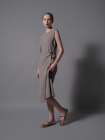 Tessie Wrap Panel Sleeveless Dress