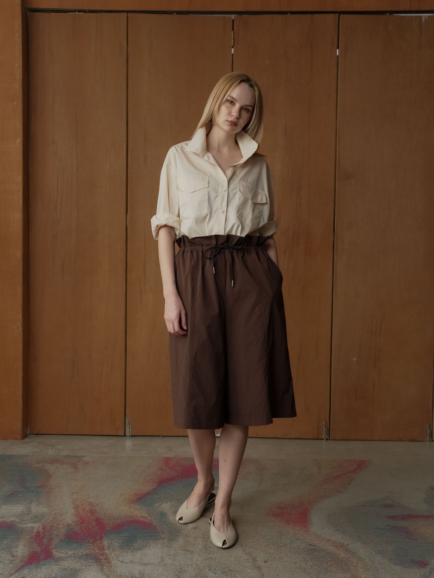 Ford Paperbag Waist Tie Culottes