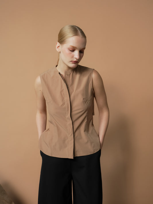 Ariana Open Back Sleeveless Top