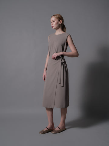 Tessie Wrap Panel Sleeveless Dress