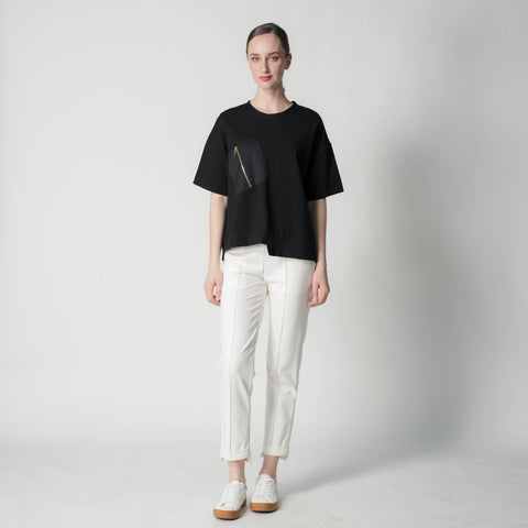 Cory Slanted Pocket Top