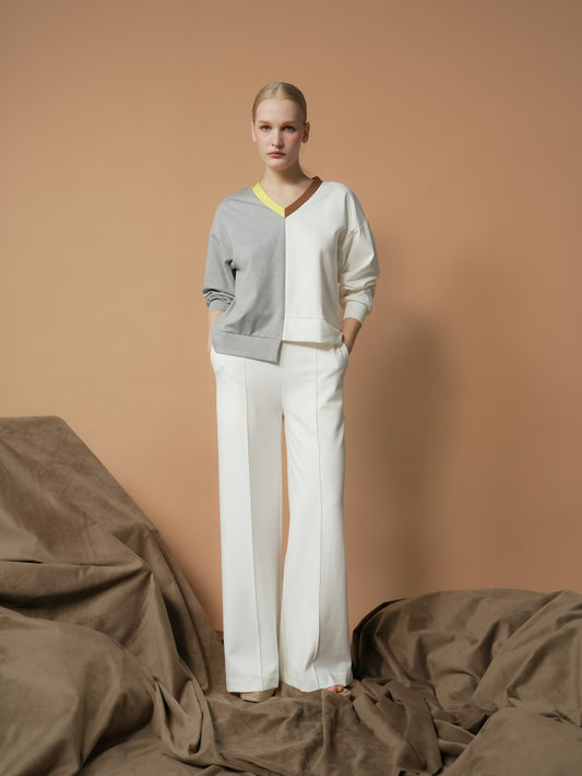 Juliard Multi Color Blocking Sweater