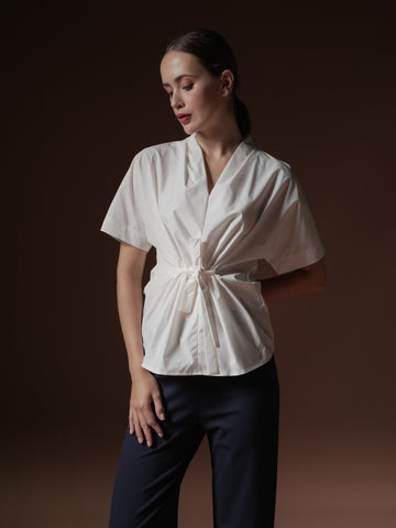 Venus V-Neck Pull Waist Top