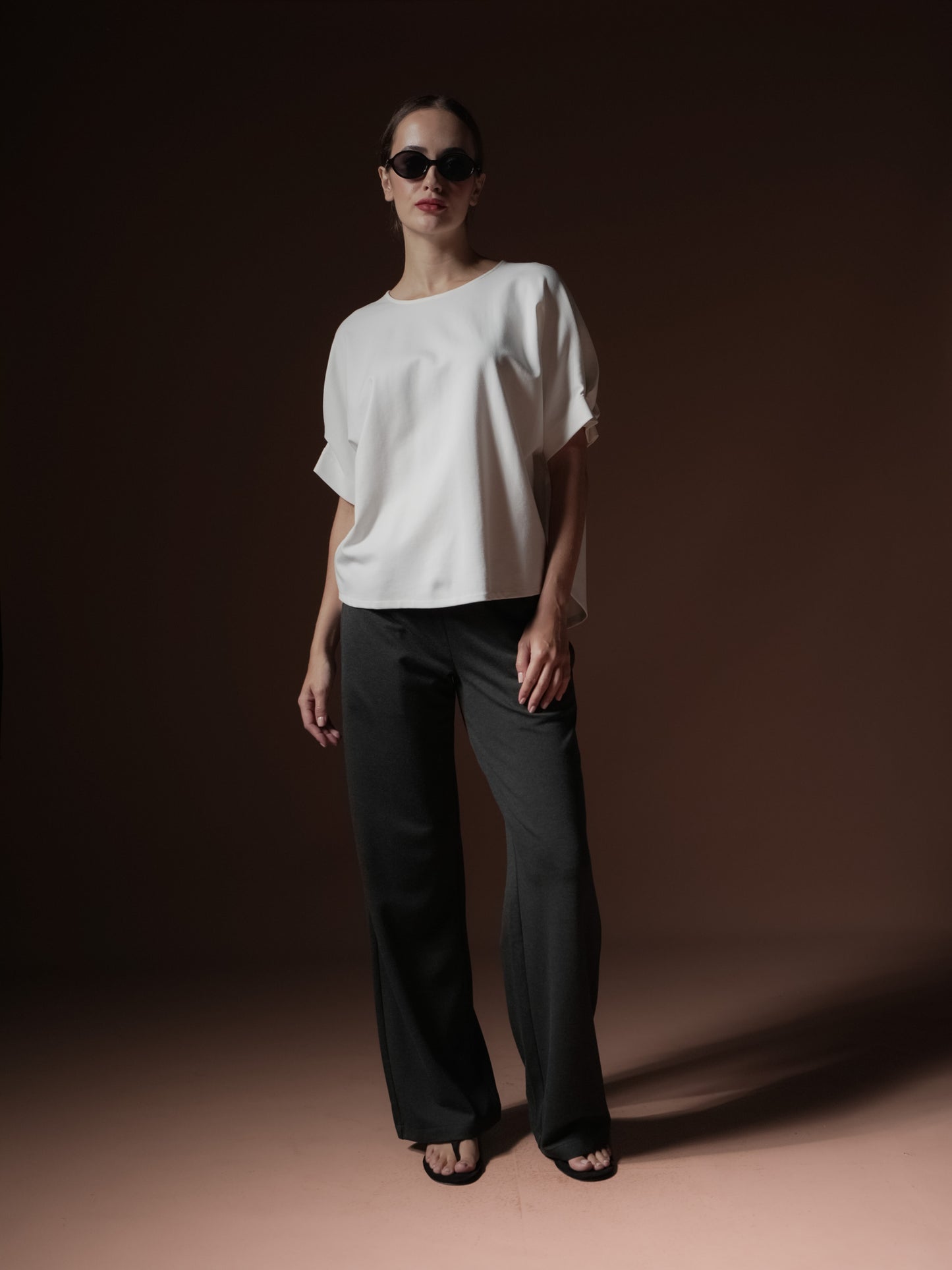 Vanjie Pleated Sleeve Top
