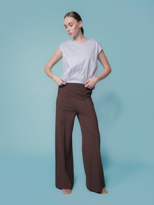 Shaina V-neck Blouse Top