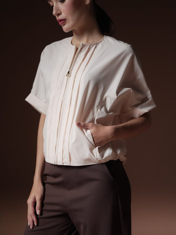 Meryl Zipped Top