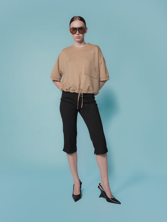 Pola Polka Detail Top