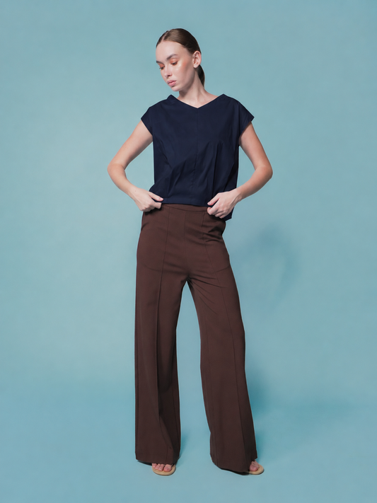 Shaina V-neck Blouse Top