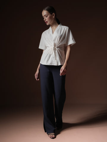 Venus V-Neck Pull Waist Top