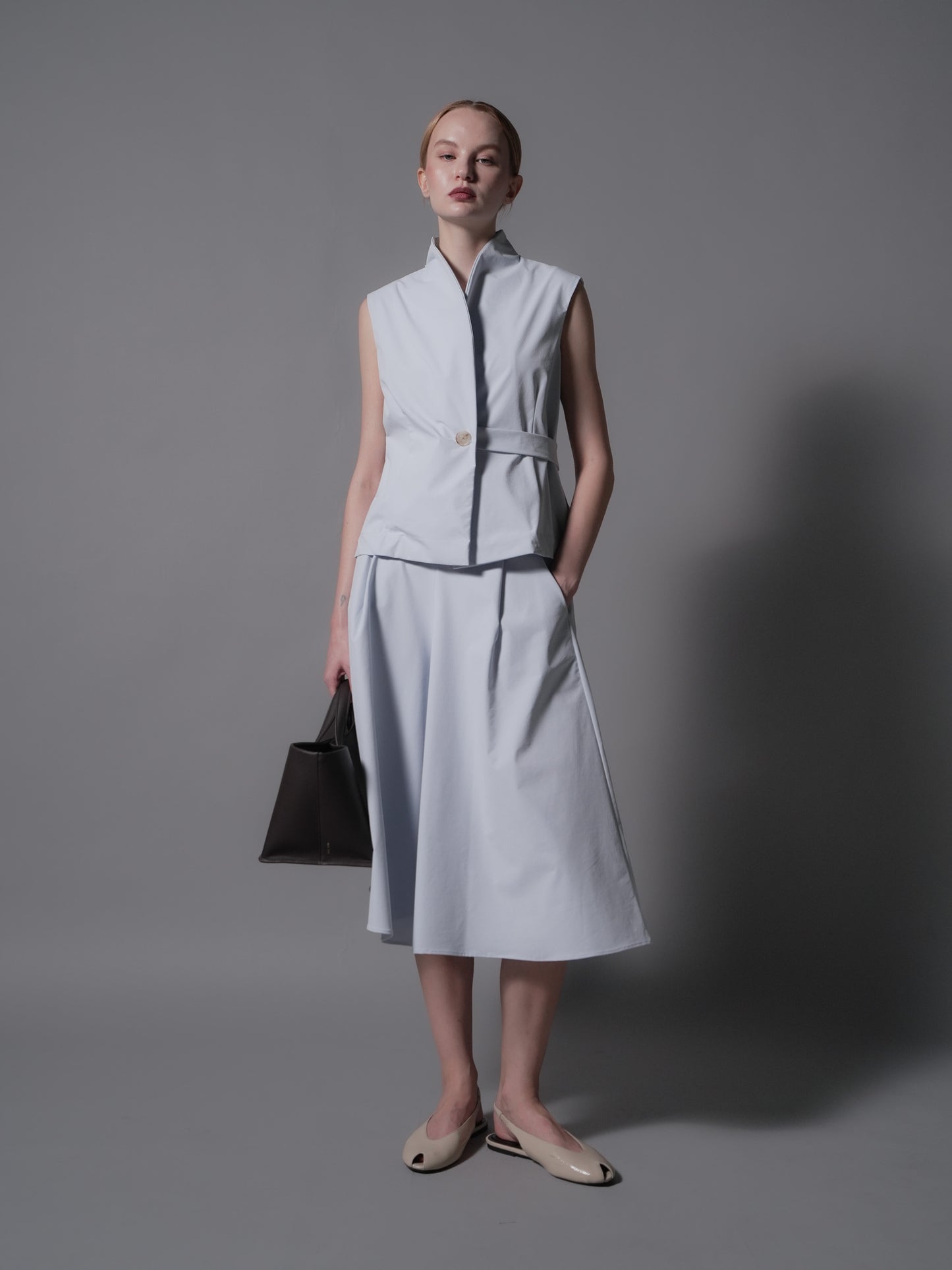 Carat One Side Belted Vest