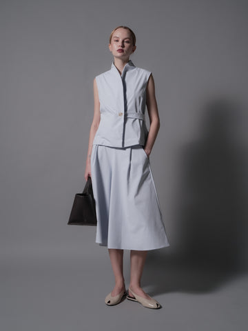 Carat One Side Belted Vest