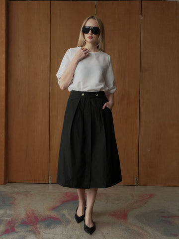 Susan Pleated Sleeve Top