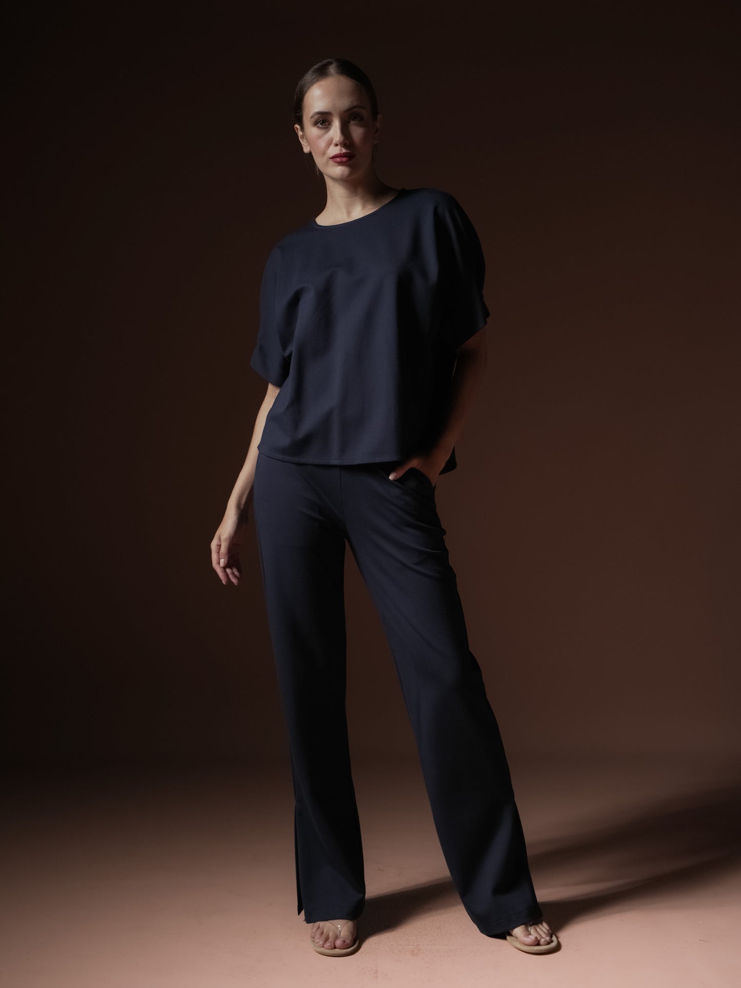 Vanjie Pleated Sleeve Top