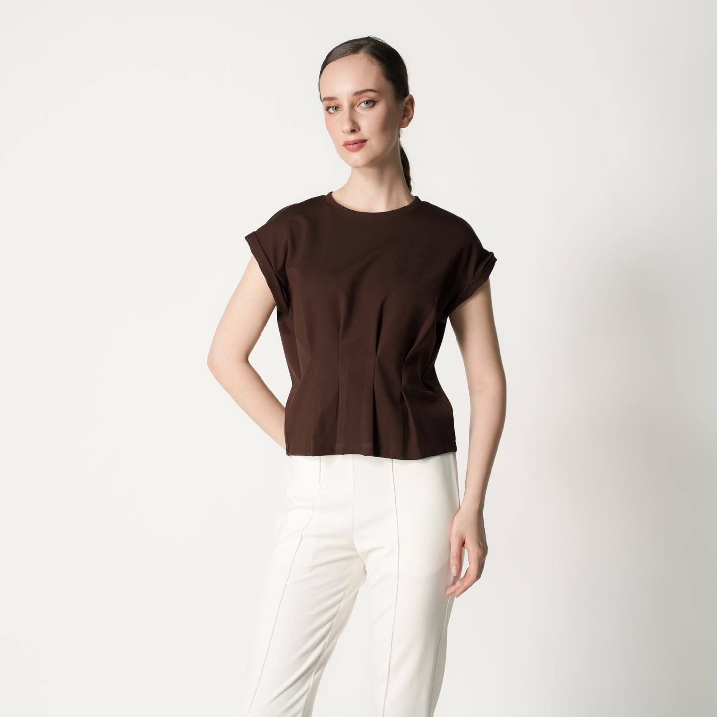 Guia Pleated Waist Top