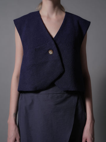 Tala Single Button Vest Top