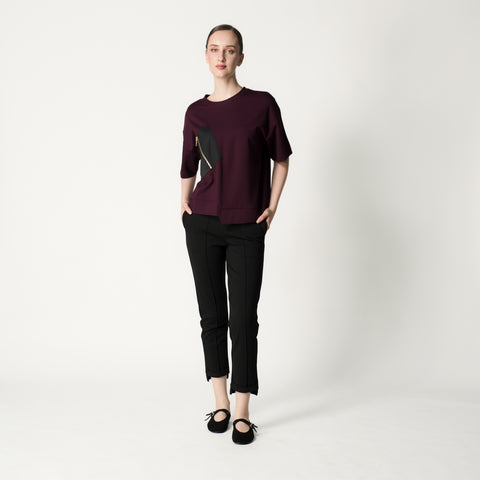 Cory Slanted Pocket Top