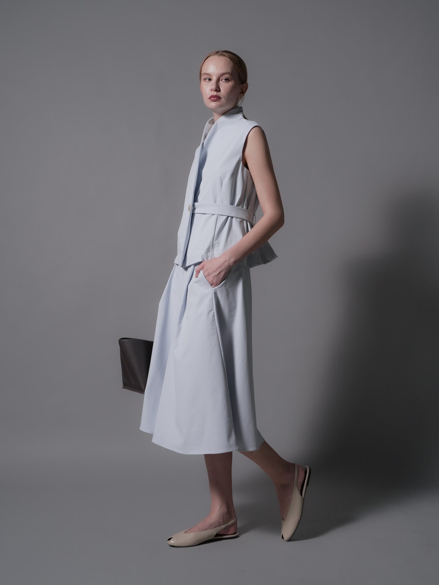 Carat One Side Belted Vest