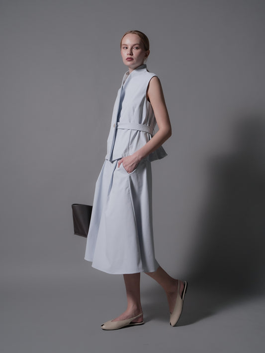 Carat One Side Belted Vest