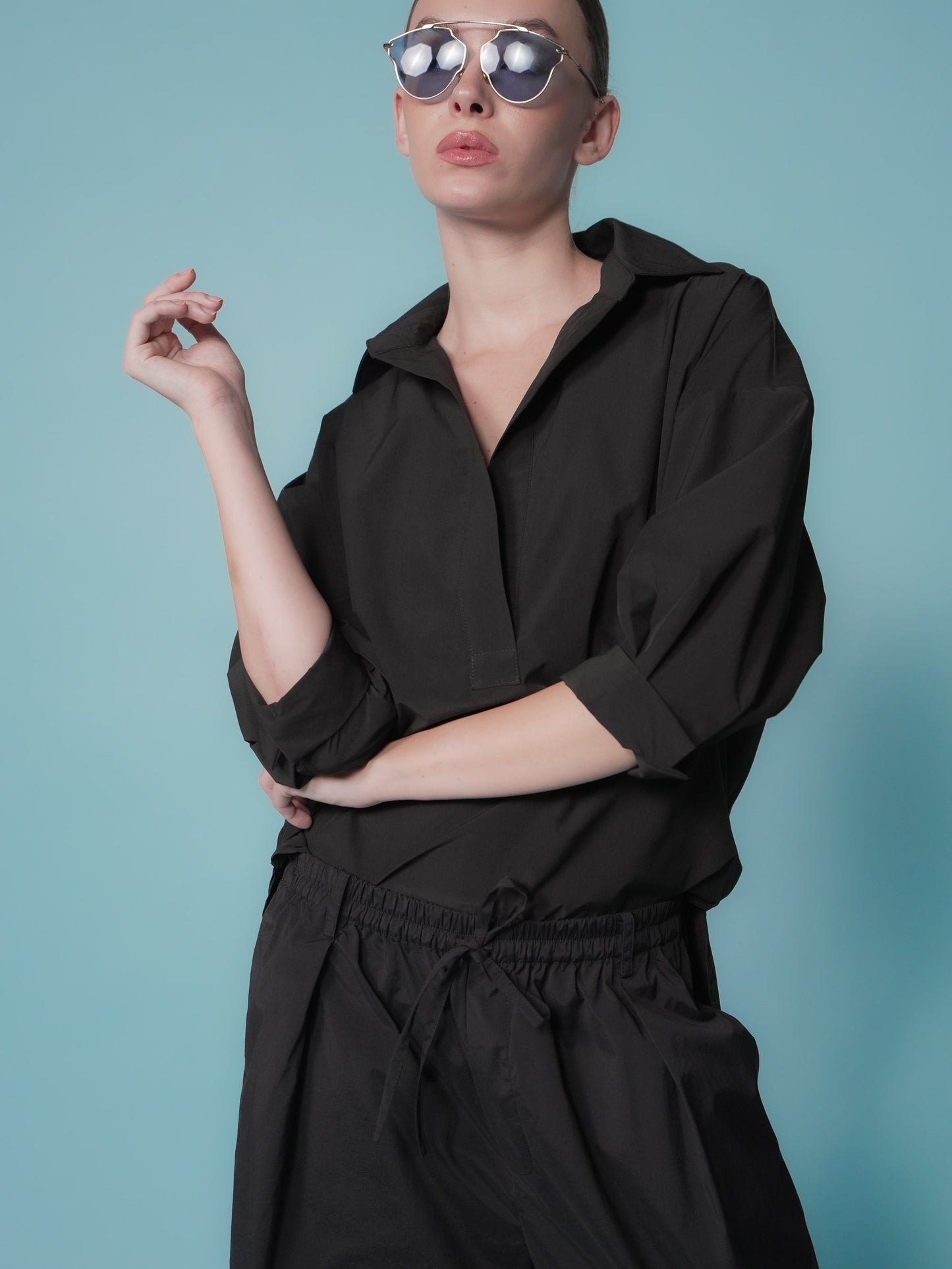 Rima Open Placket Polo