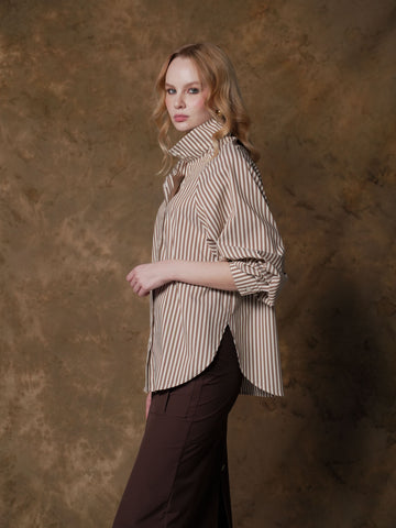 Libby Striped Polo