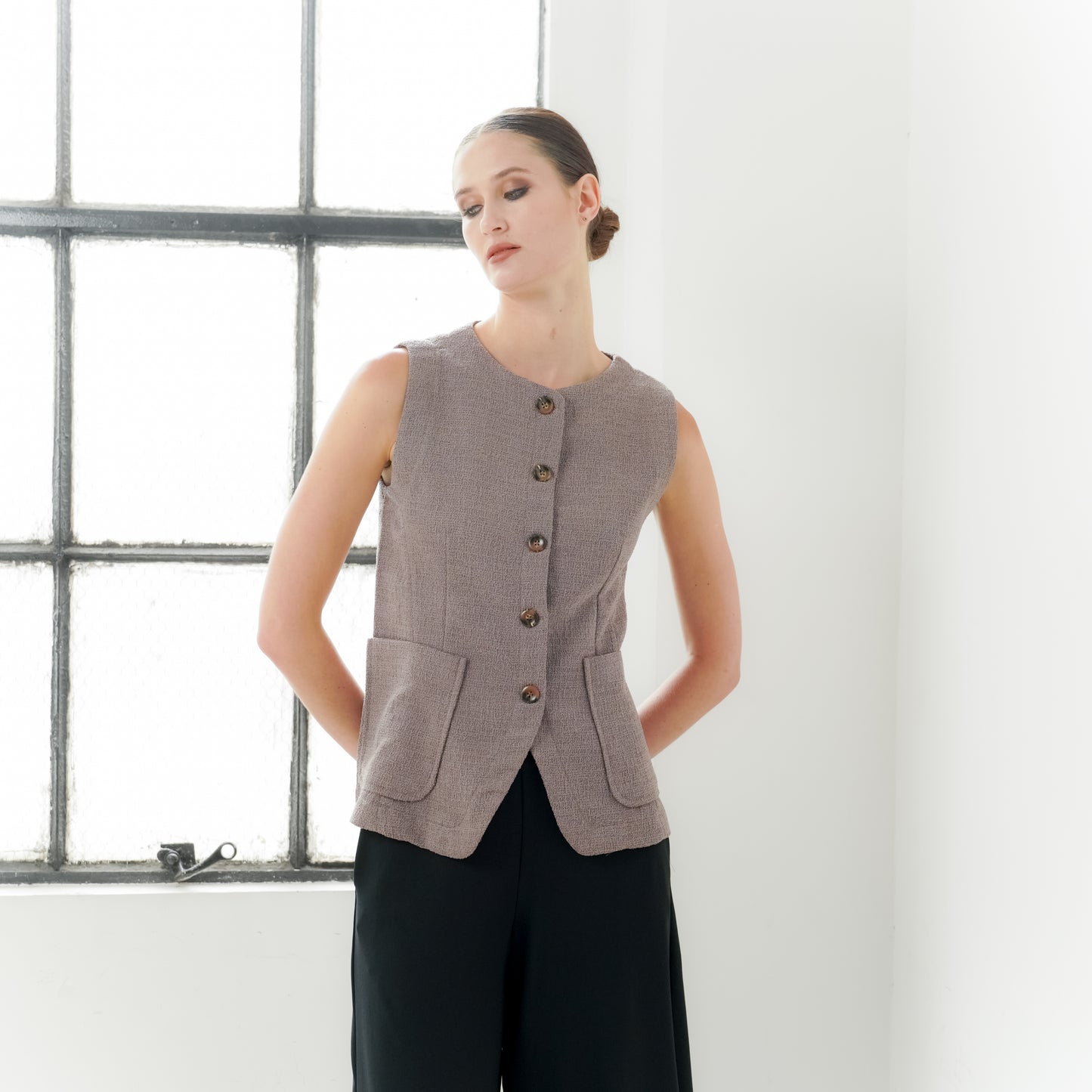 Samantha Long Vest