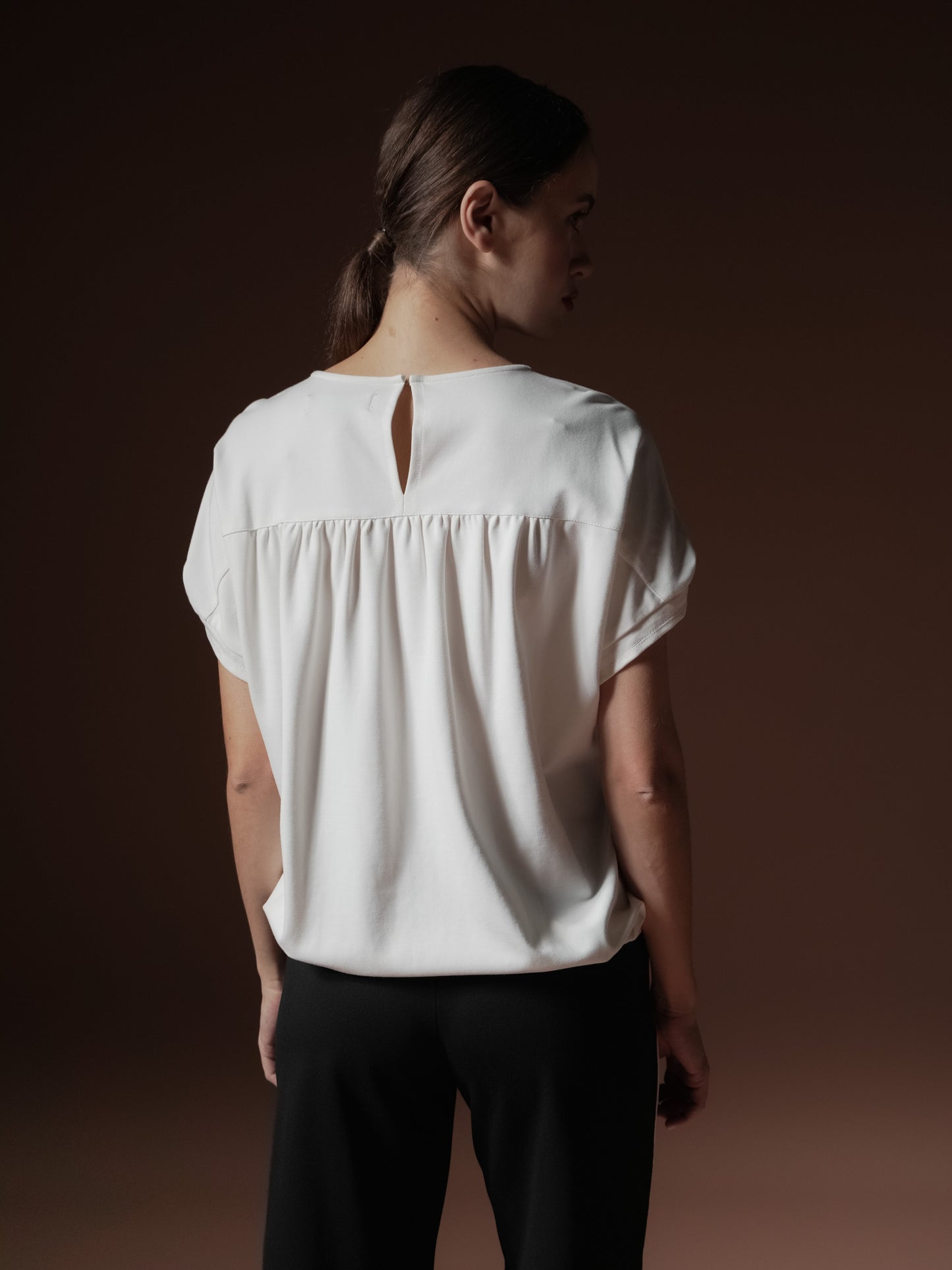 Debby Pleated Sleeve Blouse