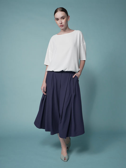 Lino Pleated Culottes