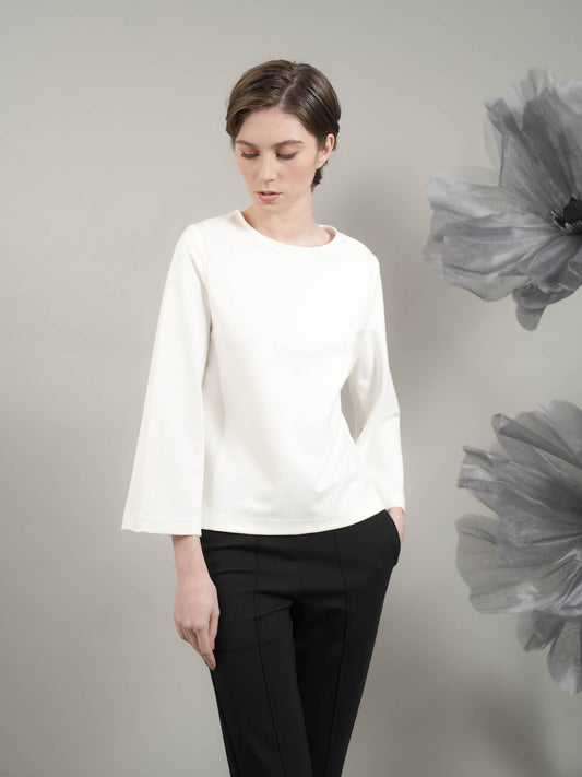 Glenn Button Sleeves Top