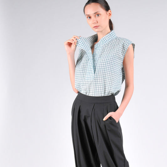 Karina Two-Way Collar Top