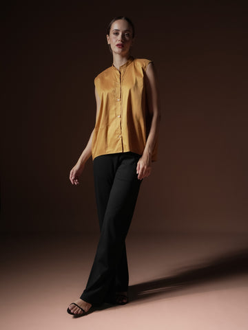 Leonore Sleeveless Loose Blouse