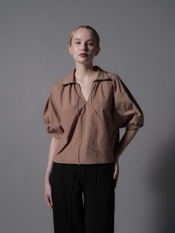 Anessa Tie Puff Sleeve Top