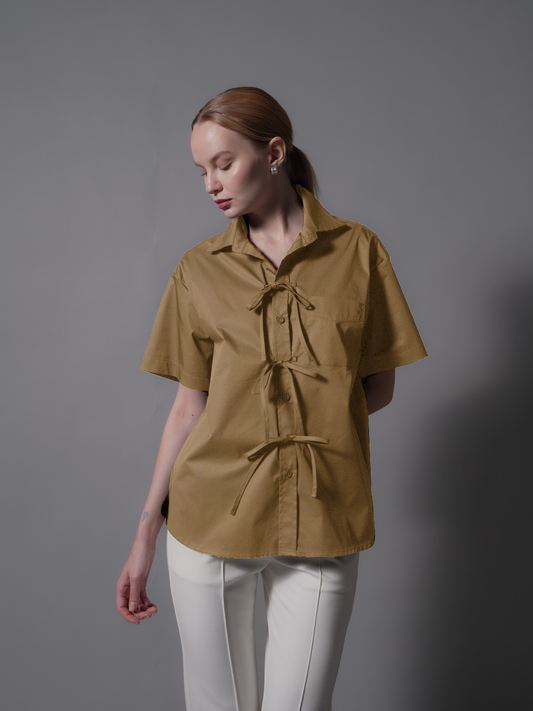 Sabina Tie Closure Polo