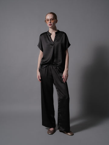 Geneva Flowy Satin Top