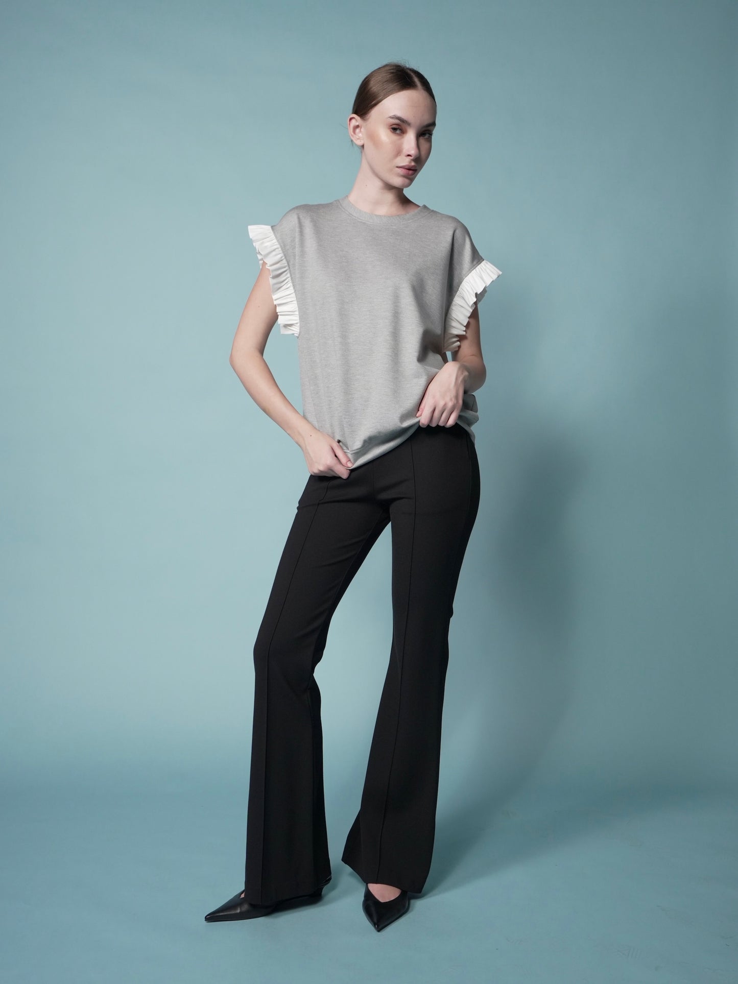 Amelia Ruffle Combi Top