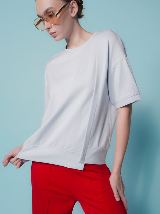 Greta Pleated Sleeves Top
