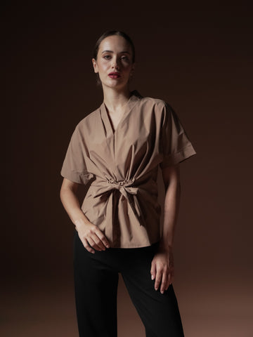 Venus V-Neck Pull Waist Top