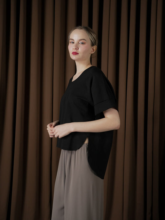 Lolit V-neck Long Back Top