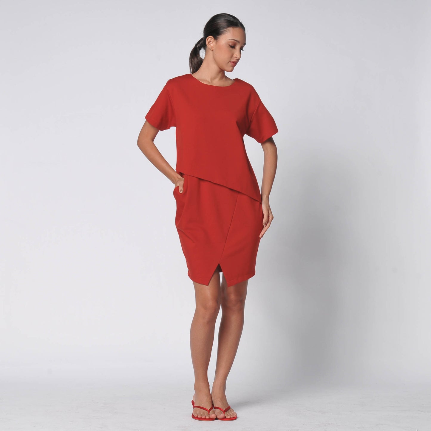 Addison Overlap Dress