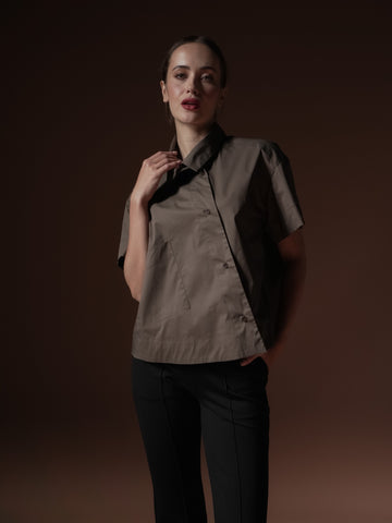 Hilton Slanted Placket Polo