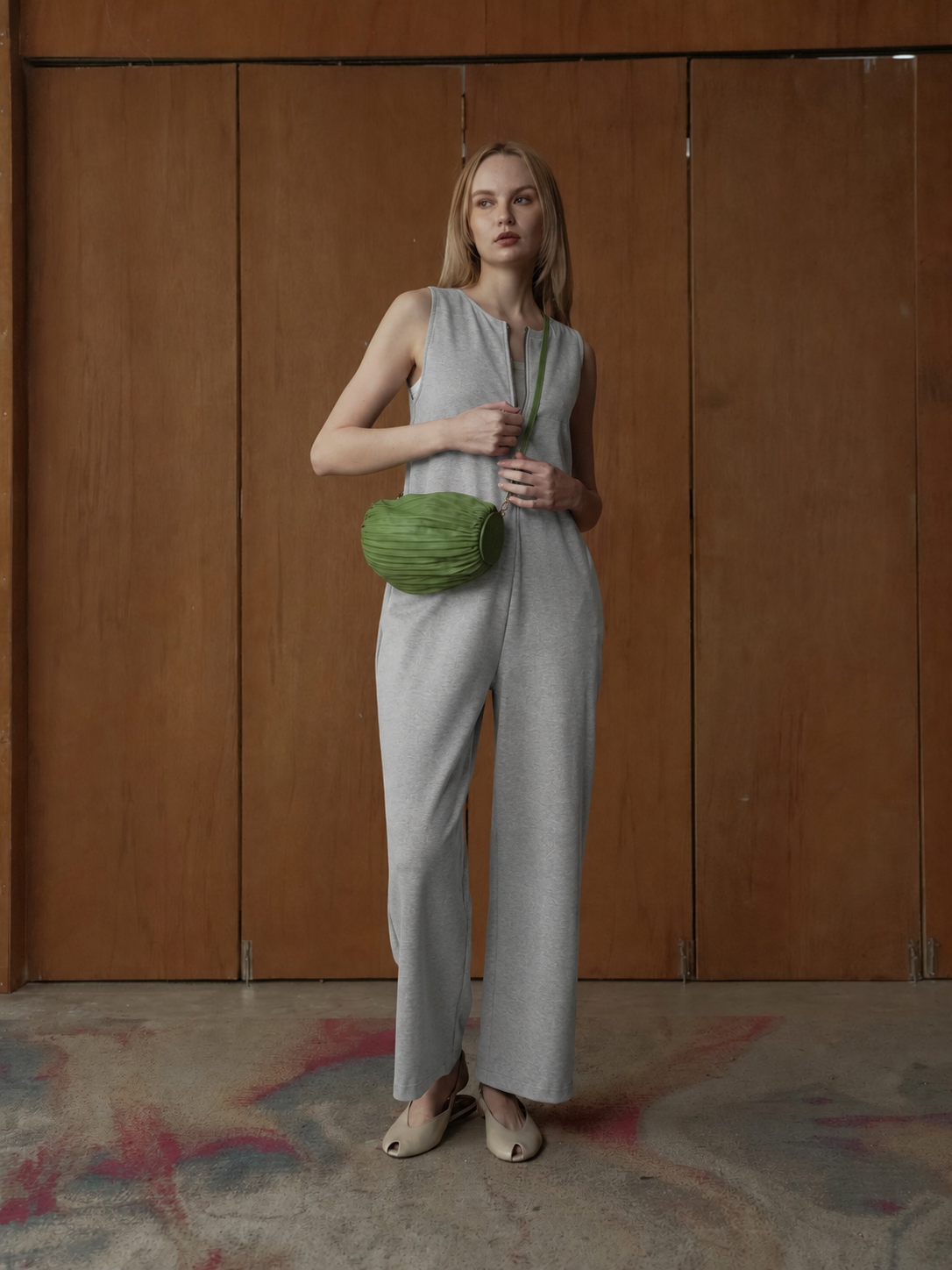 Amira Sleeveless Zipped Jumpsuit