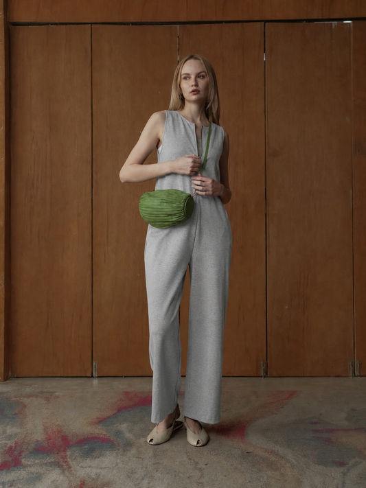 Amira Sleeveless Zipped Jumpsuit