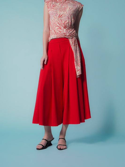 Lino Pleated Culottes