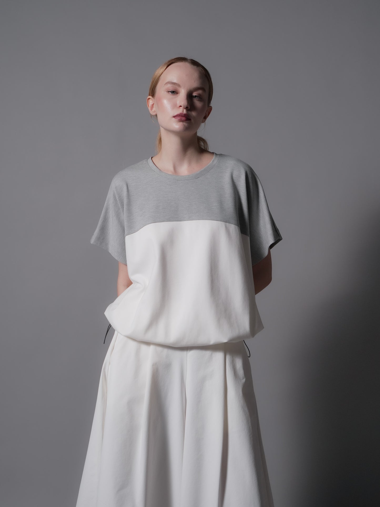 Rodora 2-Tone Loose Toggle Top