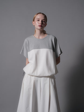 Rodora 2-Tone Loose Toggle Top