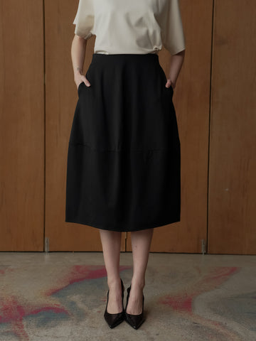 Gabe Balloon Midi Skirt