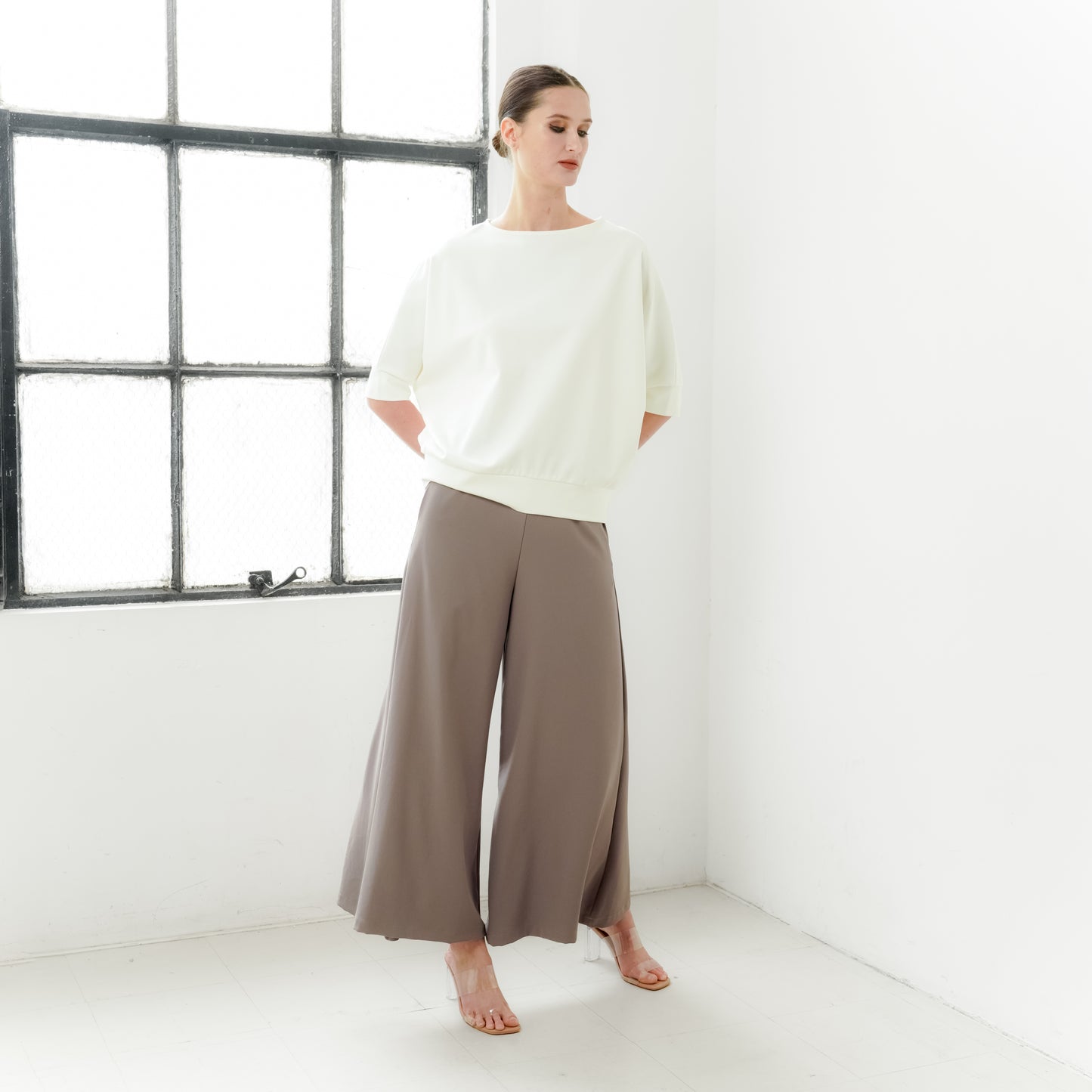 Louie Wide Crepe Pants