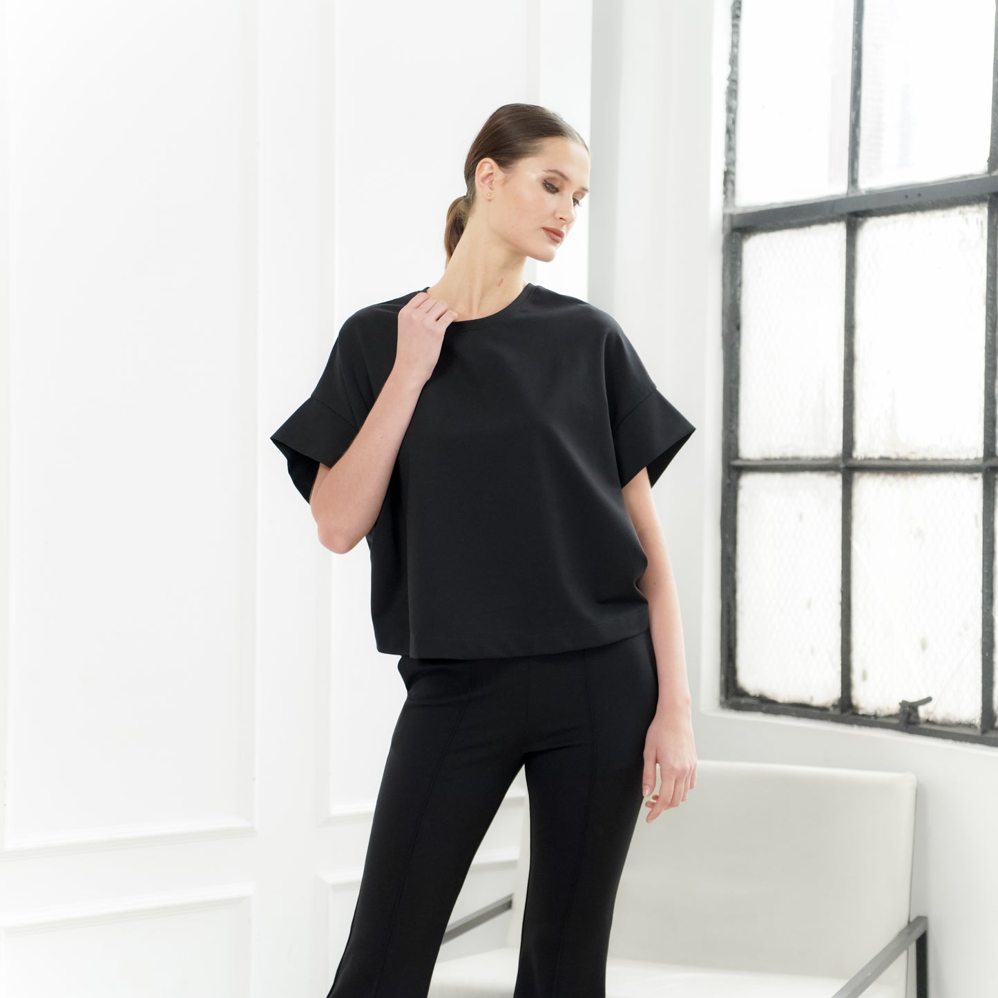 Chiqi Top with Button Detail